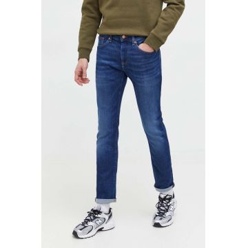 Tommy Jeans jeansi Scanton barbati, culoarea albastru marin