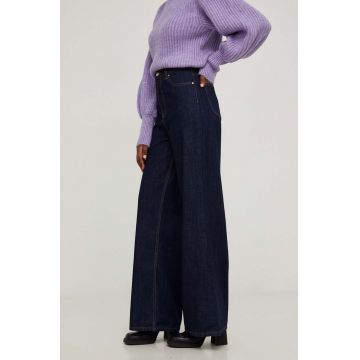Answear Lab jeansi PREMIUM DENIM femei, culoarea albastru marin