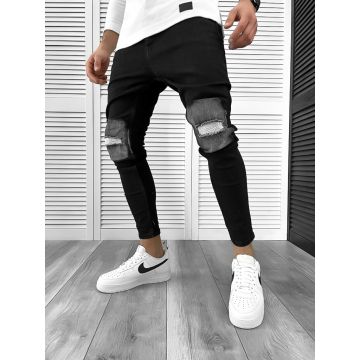 Blugi barbati conici negri 10240 O3-1.2