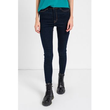 Blugi skinny cu talie medie