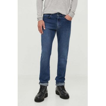 Boss Orange jeansi BOSS ORANGE barbati, culoarea albastru marin