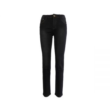 Jeans dama, Miss Roksi, negru cu 5 buzunare, marime 27