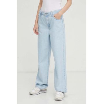Levi's jeansi BAGGY DAD femei medium waist