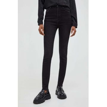 Answear Lab jeansi femei, culoarea negru