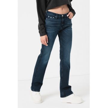 Blugi bootcut cu talie medie Maddie