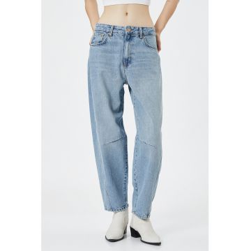 Blugi crop balloon fit