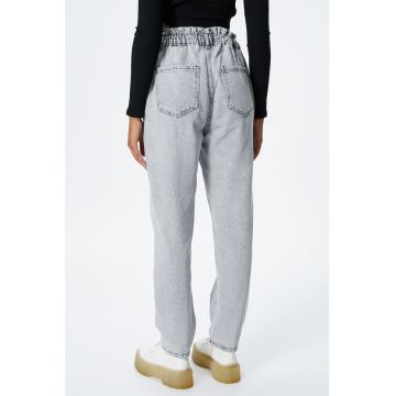 Blugi paperbag mom-fit