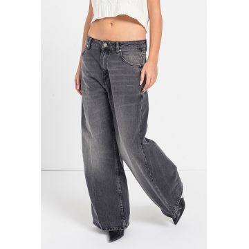 Blugi relaxed fit cu 5 buzunare Galeva