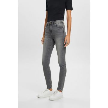 Blugi skinny cu talie inalta