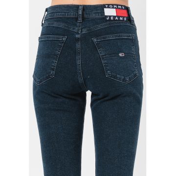 Blugi skinny cu talie inalta Sylvia