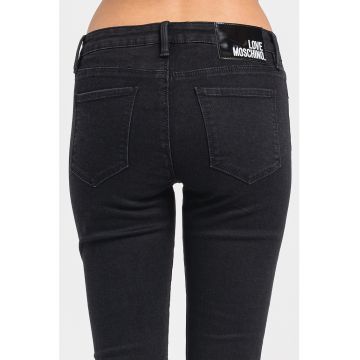 Blugi skinny cu talie joasa