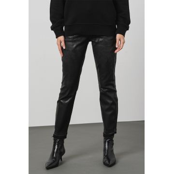 Blugi slim fit cu aspect peliculizat Jackie