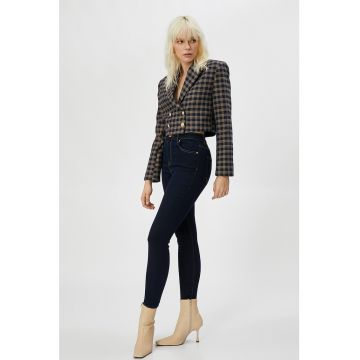 Blugi slim fit cu talie inalta Carmen