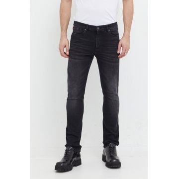 HUGO jeansi barbati, culoarea negru