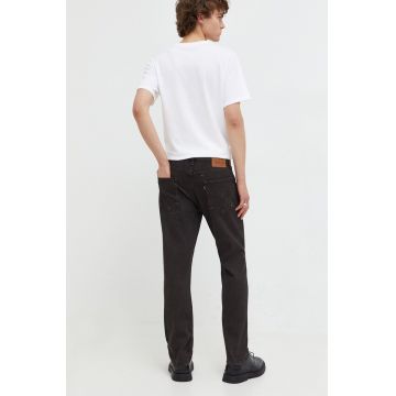 Levi's jeansi 502 TAPER barbati, culoarea maro