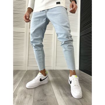 Blugi barbati conici albastri 12402 O3-1.1