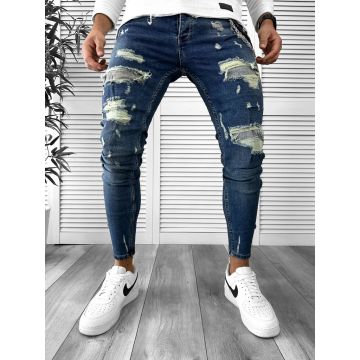 Blugi barbati conici albastri 6189 B15-5.1