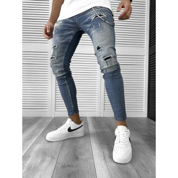 Blugi barbati conici albastri  8239  B7-3.3