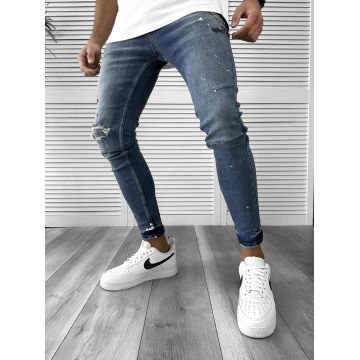 Blugi barbati conici albastri  8242 M3-4.1