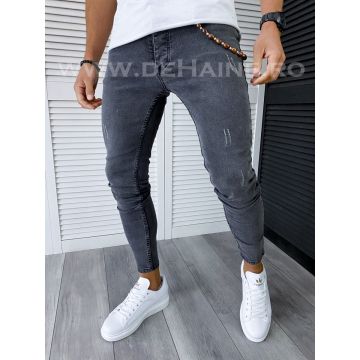 Blugi barbati conici gri deschis 2608 O3-1.1