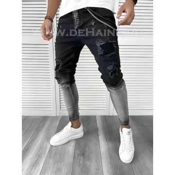 Blugi barbati conici negri 361 P20-6.1