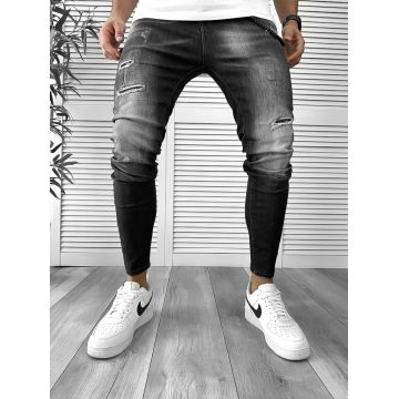 Blugi barbati conici negri 5798 D6-2.1