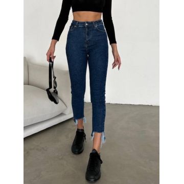 Blugi dama mom fit elastici