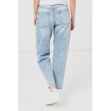 Blugi mom fit Crop