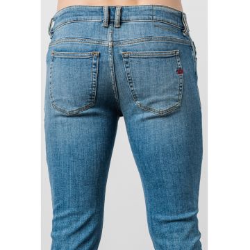 Blugi skinny cu aspect decolorat 1979