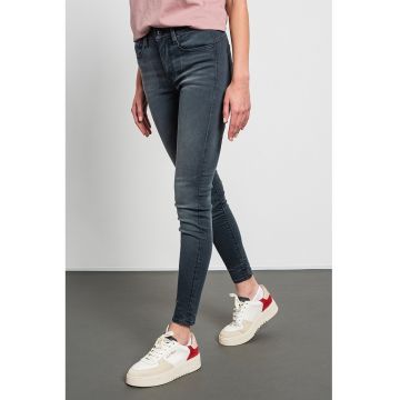 Blugi skinny cu aspect decolorat Hana