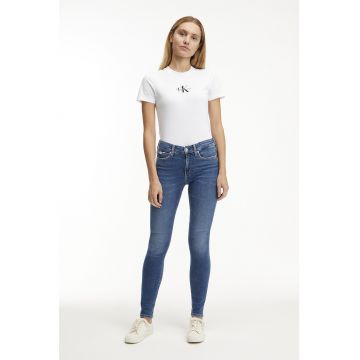 Blugi skinny cu talie inalta