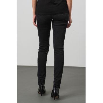 Blugi skinny cu talie inalta