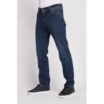 Blugi slim fit cu 5 buzunare