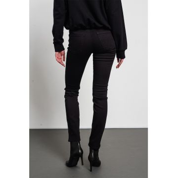 Blugi slim fit cu talie joasa Sandy