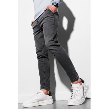 Blugi slim fit cu talie medie