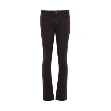 Blugi uni cu talie medie Monico 6365