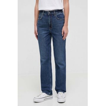 Hollister Co. jeansi CURVY JEANS femei high waist