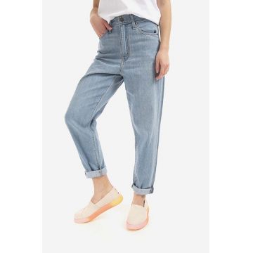 Levi's jeanși High Loose Taper Lets Stay femei high waist 17847.0015-blue