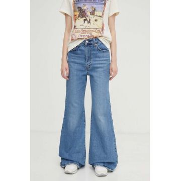 Levi's jeansi RIBCAGE BELLS femei high waist