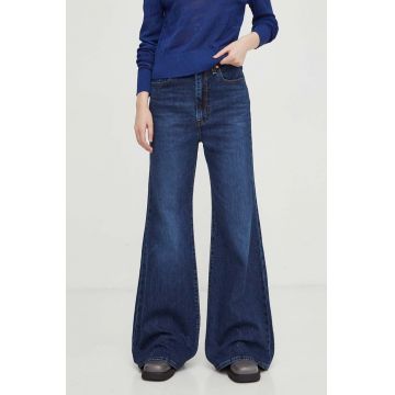 Levi's jeansi RIBCAGE BELLS femei high waist