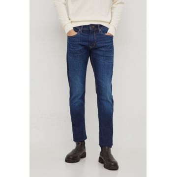 Pepe Jeans jeansi barbati, culoarea albastru marin