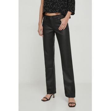 Pepe Jeans jeansi femei, culoarea negru