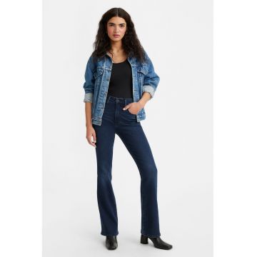 Blugi bootcut cu talie inalta 725