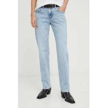 Levi's jeansi MIDDY STRAIGHT femei medium waist