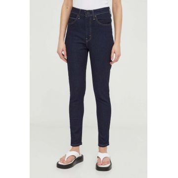 Levi's jeansi RETRO HIGH SKINNY femei, culoarea albastru marin