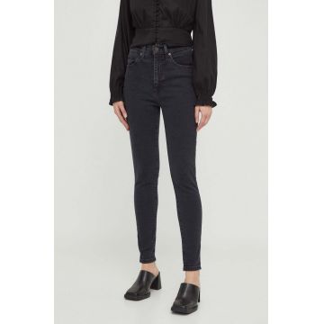 Levi's jeansi RETRO HIGH SKINNY femei, culoarea negru