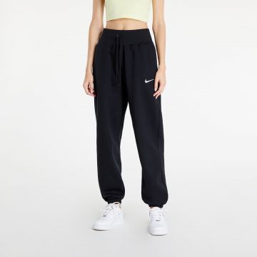 Nike Sportswear Phoenix Fleece Women's High-Waisted Oversized Sweatpants Black/ Sail