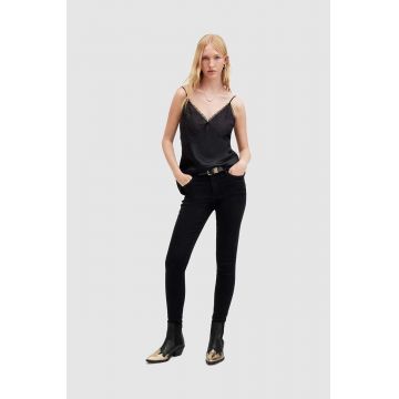 AllSaints jeansi MILLER SIZEME culoarea negru