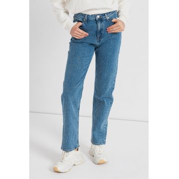 Blugi mom fit cu talie inalta Julie