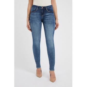 Blugi skinny cu aspect decolorat Annette